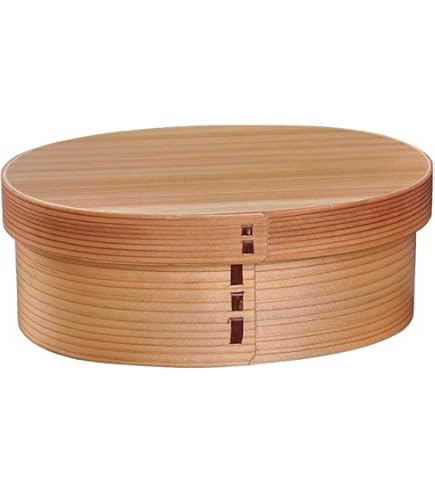 輪島塗　漆器　弁当箱 仕切り付き 輪島塗 弁当箱 (1段) -椿の蒔絵仕上げ- [内面朱色/外面黒タメ色] 丸形