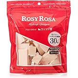 ロージーローザ バリュースポンジN ウェッジ型タイプ 30P 【目元や小鼻の周りなどのポイントカバー使いに】