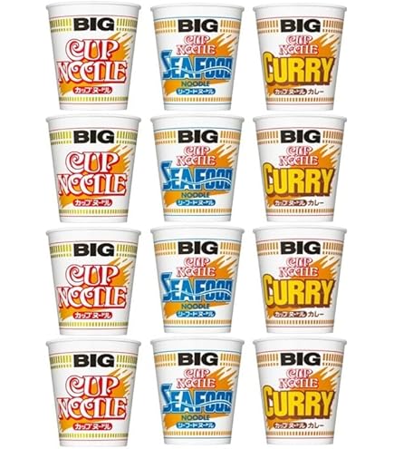 Amazon.co.jp: [4種] 日清 カップヌードル BIG 詰合せ /しょうゆ×3個