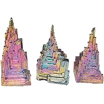 Amazon.co.jp: ENN LLC ビスマス結晶 3個セット 研究用標本 金属