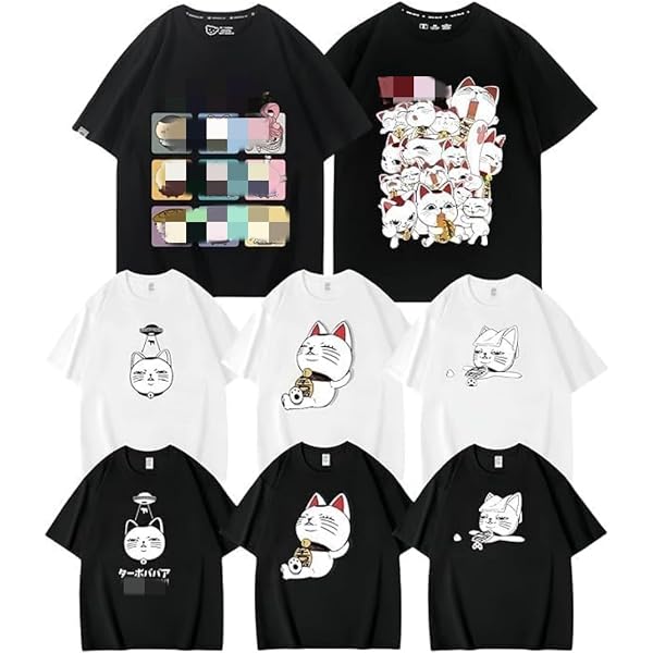 Amazon | らきすた tシャツ 半袖 泉こなた 柊つかさ 柊かがみ 高良