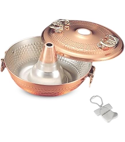 銅製　しゃぶしゃぶ鍋　 取っ手付き Amazon｜Toysmith 銅鍋 銅しゃぶ鍋 しゃぶしゃぶ鍋 優秀な熱伝導