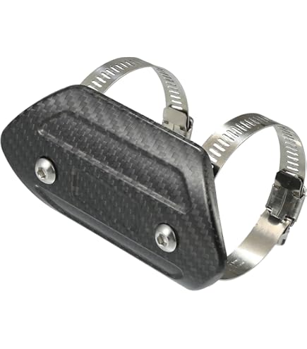 Amazon | Hihaha バイク用マフラーヒートガードクランプ付き