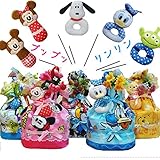 【プーさんのプップとラトル】【パンパースS】おむつケーキ オムツケーキ たくさんの仲間とにぎやかなおむつけーき Ⅱ (3月の誕生石のサンキャッチャー)