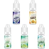 Eonfine 電子タバコ リキッド vape リキッド 5種フレーバー 10mlx5本セット ベイプ リキッド DIY可能 ニコチンゼロ
