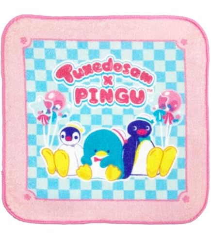 Amazon｜ピングー[ハンドタオル]プリントウォッシュタオル/セピア