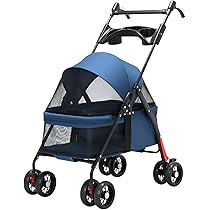 折りたたみペットカート 6色展開　犬　猫 Amazon.co.jp: MOTOSTAR ペットカート 大型犬 中型犬 一秒
