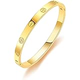 cutepul Love Bracelets Stainless Steel friendship Bracelet Cubic Zircon Filled Gold and Silver Female Teenager Girls Mother's
