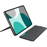 ロジクール Flip Folio iPad Pro 11インチ M5 / M4 & iPad Air 11インチ M4 / M3 / M2 用 Flip Folio iK1185GRA ワイヤレス キーボード付きケース 日本語配列 脱着式 キーボード