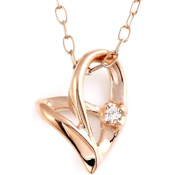 Amazon | 【KASHIMA】K10ピンクゴールド 0.05ct ダイヤモンド