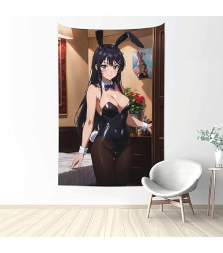 Amazon.co.jp: タペストリー 可愛い アニメ柄 青春ブタ野郎