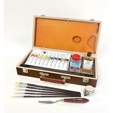 Amazon | 油絵具木箱セット（HA） 『ホルベイン油絵具仕様』 800175