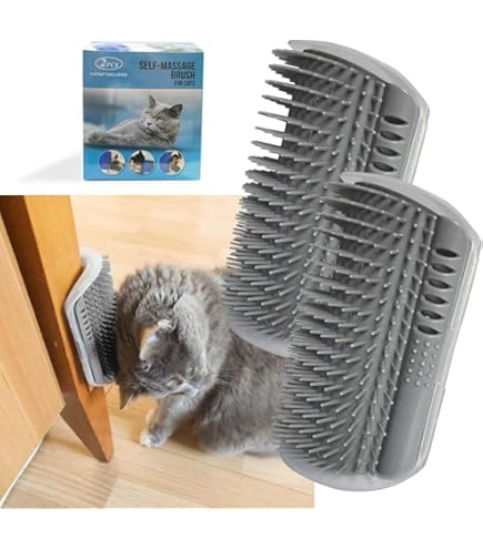 Amazon | 痒み止め 猫 ブラシ 長毛 マッサージ 換毛期 ブラッシング 毛