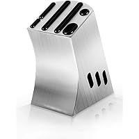 lucrubun 包丁スタンド 包丁立て ステンレス 通気穴・清掃穴付きラクラクお掃除仕様