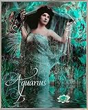 Art Nouveau星座Aquarius by Color Bakery 20"x16" 118212-36-17FUSA