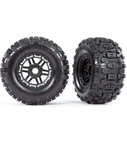 Amazon | AllinRC 1/8スケール RCモンスタートラックタイヤ 3.8インチ