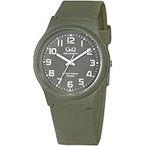 Amazon | [キューアンドキュー] 腕時計 アナログ ソーラー 防水