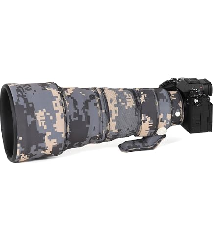 Amazon.co.jp: ROLANPRO レンズ迷彩コート適合するSony FE 400-800mm