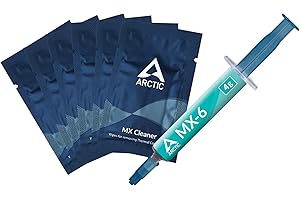 ARCTIC MX-6 (4 g, incl. 6 MX Cleaner) - Ultimate Performance Thermal Paste for CPU, Consoles, Graphics Cards, laptops, Very h