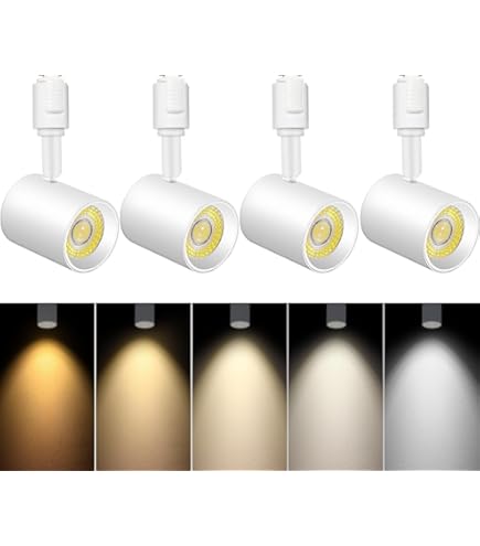 【タイムセール】 ダクトレール スポットライト セット 6灯 スポットライト 6個セット 折り畳み式 LED一体型 ライティングレール