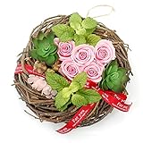 パラボッセ プリザーブドフラワー ナチュールパニエ ピンク