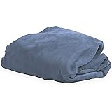 タンスのゲン クッションカバー 超特大クッション専用 直径124cm 低反発クッション用 洗える (43300000専用) ブルー 43300000 K-02 (72904)