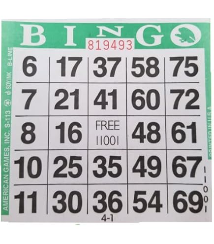 Amazon.co.jp: AmericanゲームゲームBingoペーパーカード – 3カード 
