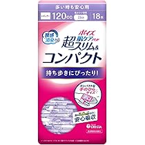 介護　ポイズ　超スリムコンパクト尿パット　18パックセット 楽天市場】ポイズ 肌ケアパッド 超スリム＆コンパクト 中量用