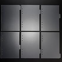 hide 6枚組 Amazon | A5バインダーインデックスディバイダー サイズ6タブ