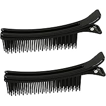 レジーナ 337S ブラシ 黒ゴム ヘアクリップセット Amazon.co.jp: Frcolor 2個セット ヘアケア用 くし付きヘア