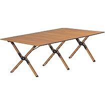 Amazon.co.jp: FIELDOOR アウトドア テーブル アルミ ロールテーブル