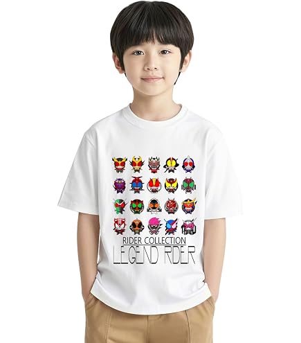 Amazon.co.jp: 仮面ライダーシリーズ 50周年記念 Tシャツ 半袖 歴代 