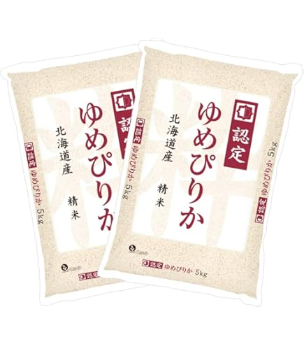 Amazon.co.jp: 精米 令和7年産 無洗米 北海道産ゆめぴりか 10kg(5kg×2
