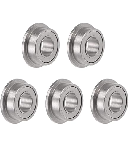 Amazon | uxcell F686ZZ フランジボールベアリング フランジ玉