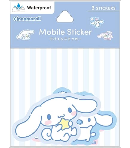 Amazon.co.jp: シナモロール ミニステッカー 星空 キャラクター