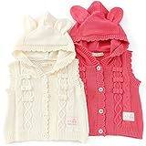 coeur a coeur (クーラクール) うさみみベスト (70～100cm) キムラタンの子供服 (44312-183) アイボリー 70