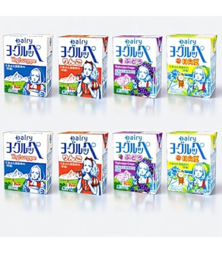 ヨーグルッペ　カフェオレ４ケース Amazon.co.jp: デーリィ ヨーグルッペ4種類詰め合わせ 4種各6本