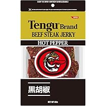 Amazon.co.jp: テング ビーフステーキジャーキー ホット93g : 食品