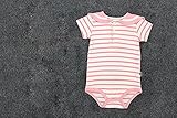 SM子供服　ベビロンパース カバーオール　ガールズボーイズつなぎ　セラー服　ボーダー　ブルー　ピンク　女の子男の子　薄手　天竺フォーマル　カジュアル　普段着　出産祝いブルー　ピンク (90ｃｍ, ピン