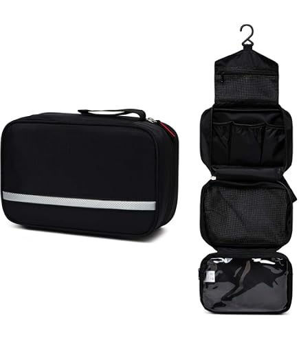 Dopobo Travelling Toiletry Bag Portable Hanging Water-Resistant Wash Bag for Travelling, Business Trip, Camping (army green) Clothing, Shoes & Accessories