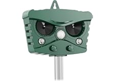 猫よけ 動物撃退器 害獣対策器 超音波 鳥よけ 動物撃退機 害獣撃退 猫退治 犬よけ ネズミ除け 2400mAh大容量＆超長待機 USB充電＆ソーラー充電 IP64防水 5つ撃退モード 赤外線センサー LED強力フラッシュライト 畑/庭保護 日本語取