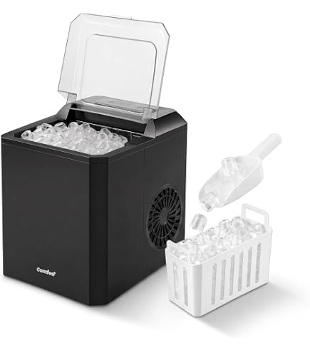 Amazon.co.jp: 405 新型高速自動製氷機 氷ドンドン コンパクト レッド