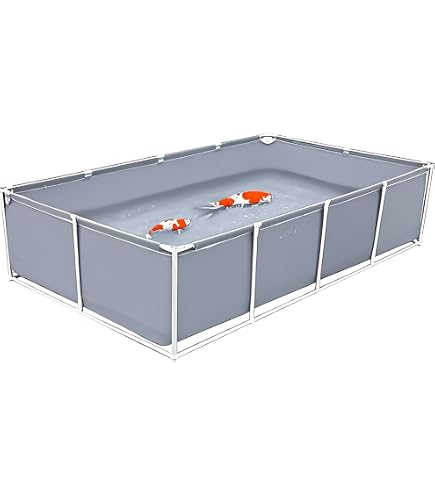 大型水槽 錦鯉 屋外水槽 フレームプール1.5x1x0.6mカラー：ブルー