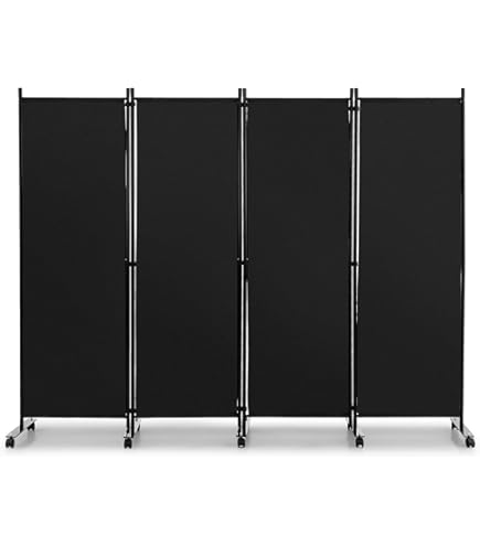 Amazon｜Kokorona パーテーション 間仕切り 4連 カバーストリップ付き