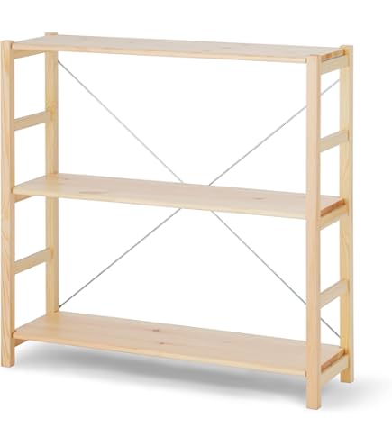 Amazon｜無印良品 パイン材ユニットシェルフ 小 幅58×奥行26×高さ83cm