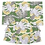 初着　紅一点　緑　グリーン　吉祥文　鶴　菊　梅　桜