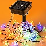 Gracetop 50灯 7m led イルミネーションライト ガーデンライト ソーラー クリスマス イルミネーション 屋外 防水 発光モードは8パターン 光センサー内蔵 自動ON/OFF
