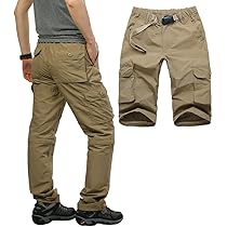 J.HONEY カーゴパンツ　カーキ&オレンジ　ワーク　ハーフ　登山　2way Amazon | [フィッシュスカイ] カーゴパンツ メンズ 2WAY 作業