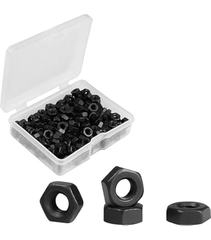 Uxcell #4-40 Brass Hex Nut Spacers - 6mm Female Thread Standoffs (100 Pack)