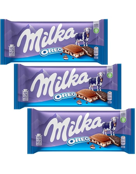 Amazon | ミルカ チョコレート ストロベリー 100g 3個セット